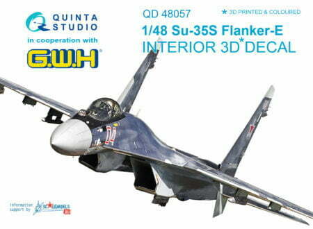 1/48 Su-35S 3D Dekali za enterijer (za GWH kit)