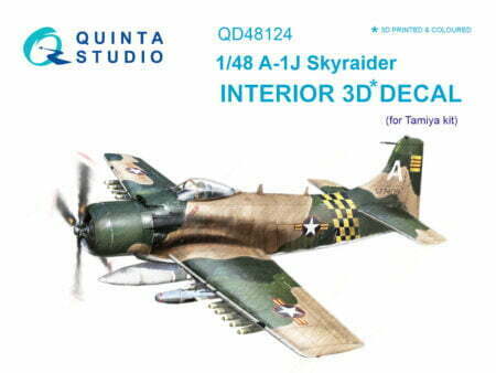 1/48  A-1J 3D Dekali za enterijer (za Tamiya kit)