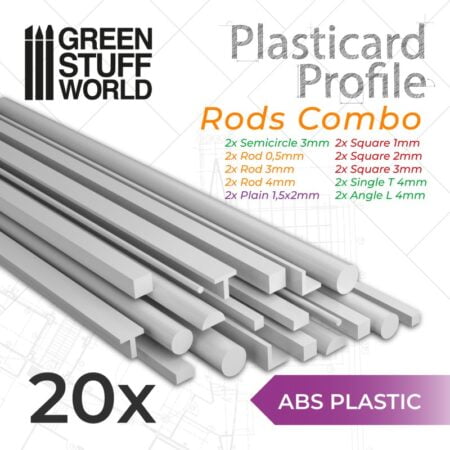 ABS Plasticard – Profile Variety – 20 kom