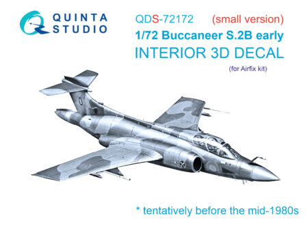 1/72 Blackburn Buccanneer S.2B Early 3D Dekali za enterijer (Airfix)