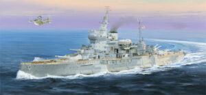 1/350 - Battleship HMS Warspite 1942
