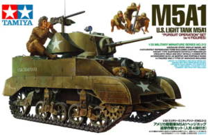 1/35 - US Light Tank M5A1 Pursuit Operation Set w/US Mortar Team