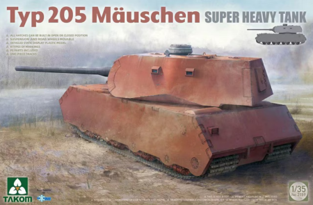 1/35 - Typ 205 Mäuschen Super Heavy Tank