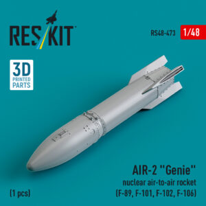 1/48 - AIR-2 "Genie" nuclear air-to-air rocket (1 pcs) (3D Printed)