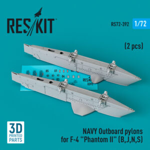 1/72 - NAVY Outboard pylons for F-4 "Phantom II" (B,J,N,S) (2 pcs)