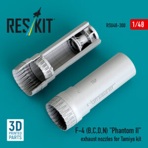 1/48 - F-4 (B, C, D, N) "Phantom II" exhaust nozzles for Tamiya kit (3D Printed)