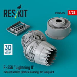 1/48 - F-35B "Lightning II" exhaust nozzles (Vertical Landing) for Tamiya kit