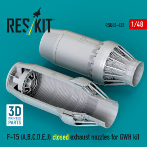 1/48 - F-15 (A,B,C,D,E,J) closed exhaust nozzles for GWH kit