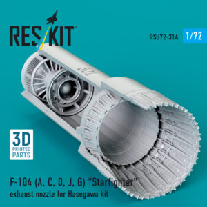 1/72 - F-104 (A, C, D, J, G) "Starfighter" exhaust nozzle for Hasegawa kit