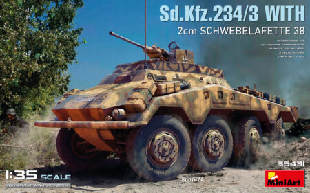 1/35 - Sd.Kfz.234/3 With 2cm Schwebelafette 38