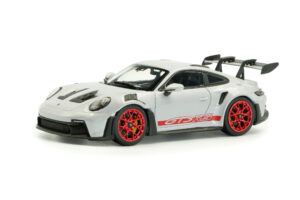 1/43 - Porsche 911 (992) GT3 RS – Ice Grey Metallic w/Pyro Red – 2023