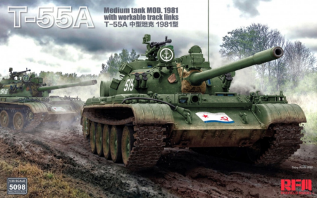 1/35 - T-55A Medium Tank Mod. 1981 w/ workable tracks