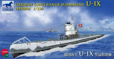 1/350 - German Long Range Submarine Type U-IX